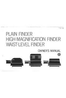 Minolta XM-Motor manual. Camera Instructions.